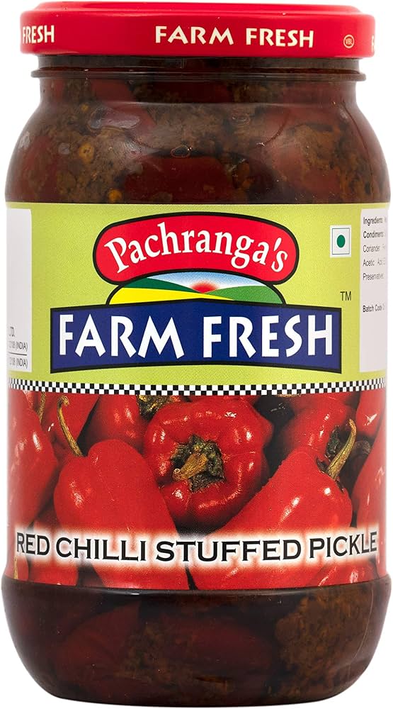 Pachranga's Farm Fresh Red Chilli Stuffed Pickle