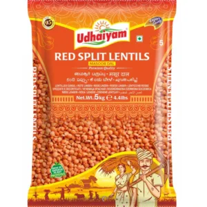 Udhaiyam Red Split Lentils (Masoor Dal) 500g